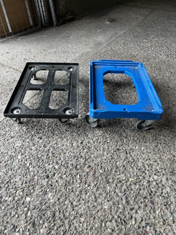 Trolley til plastkasser BRUGT - Image 2