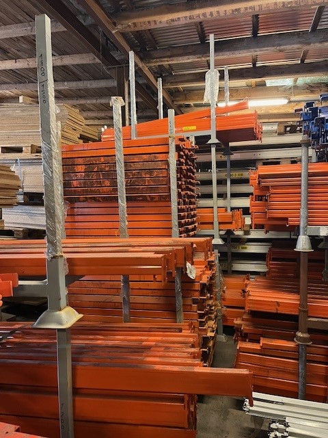 Stålstrøer til pallereol BRUGT